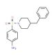 4-[(4-benzylpiperidin-1-yl)sulfonyl]aniline - chemical structure image