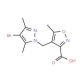 4-[(4-Bromo-3,5-dimethyl-1H-pyrazol-1-yl)methyl]-5-methylisoxazole-3-carboxylic acid - chemical structure image