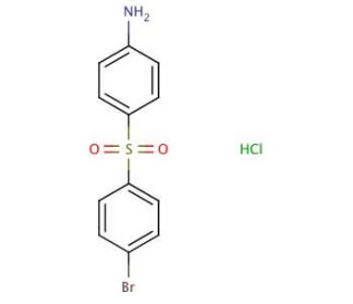 4-[(4-bromobenzene)sulfonyl]aniline hydrochloride - chemical structure image