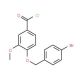 4-[(4-bromobenzyl)oxy]-3-methoxybenzoyl chloride - chemical structure image