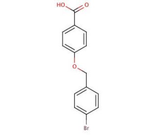 4-[(4-Bromobenzyl)oxy]benzoic acid - chemical structure image