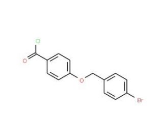 4-[(4-bromobenzyl)oxy]benzoyl chloride - chemical structure image