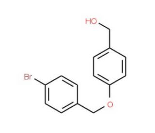 {4-[(4-Bromobenzyl)oxy]phenyl}methanol (CAS 400825-71-0) - chemical structure image
