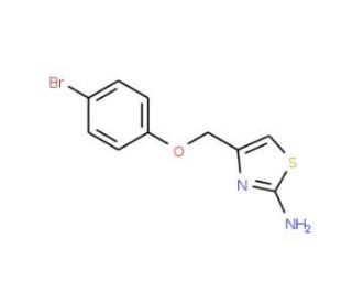 4-[(4-bromophenoxy)methyl]-1,3-thiazol-2-amine - chemical structure image
