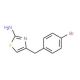 4-[(4-bromophenyl)methyl]-1,3-thiazol-2-amine - chemical structure image