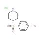 4-[(4-Bromophenyl)sulfonyl]piperidine hydrochloride (CAS 226400-32-4) - chemical structure image