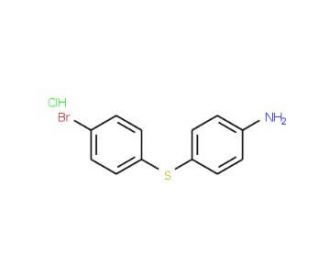 4-[(4-bromophenyl)thio]aniline hydrochloride (CAS 37750-33-7) - chemical structure image
