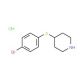4-[(4-Bromophenyl)thio]piperidine hydrochloride - chemical structure image