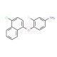 4-[(4-Chloro-1-naphthyl)oxy]-3-fluorophenylamine - chemical structure image
