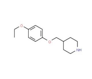 4-[(4-Ethoxyphenoxy)methyl]piperidine - chemical structure image