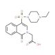 [4-[(4-Ethylpiperazin-1-yl)sulfonyl]-1-oxoisoquinolin-2(1H)-yl]acetic acid - chemical structure image