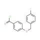 4-[(4-fluorobenzyl)oxy]benzoyl chloride - chemical structure image