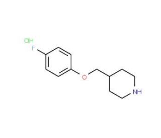 4-[(4-Fluorophenoxy)methyl]piperidine hydrochloride - chemical structure image
