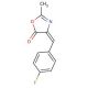4-[(4-Fluorophenyl)methylene]-2-methyl-5(4H)-oxazolone (CAS 586-08-3) - chemical structure image