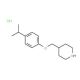 4-[(4-Isopropylphenoxy)methyl]piperidine hydrochloride - chemical structure image