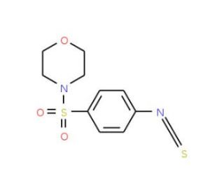 4-[(4-Isothiocyanatophenyl)sulfonyl]morpholine (CAS 7356-55-0) - chemical structure image