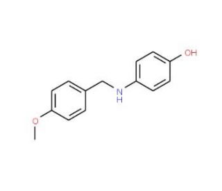 4-[(4-methoxybenzyl)amino]phenol - chemical structure image