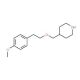 4-{[(4-Methoxyphenethyl)oxy]methyl}piperidine - chemical structure image