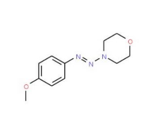 4-[(4-Methoxyphenyl)azo]-morpholine (CAS 51274-58-9) - chemical structure image