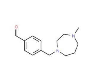 4-[(4-Methyl-1,4-diazepan-1-yl)methyl]benzaldehyde (CAS 884507-48-6) - chemical structure image