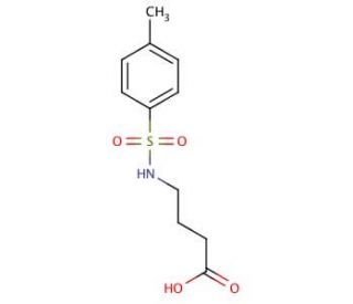 4-[(4-methylbenzene)sulfonamido]butanoic acid - chemical structure image