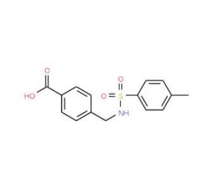 4-({[(4-Methylphenyl)sulfonyl]amino}methyl)-benzoic acid - chemical structure image