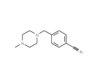 4-[(4-Methylpiperazin-1-yl)methyl]benzonitrile (CAS 125743-63-7) - chemical structure image