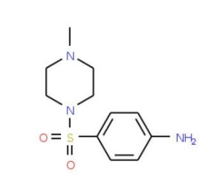 4-[(4-methylpiperazin-1-yl)sulfonyl]aniline (CAS 21623-68-7) - chemical structure image