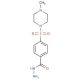 4-[(4-methylpiperazin-1-yl)sulfonyl]benzohydrazide - chemical structure image