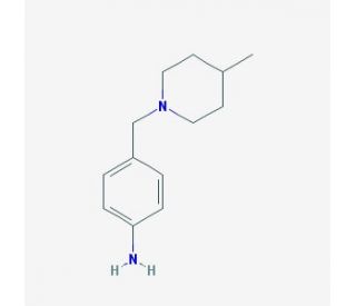 4-[(4-methylpiperidin-1-yl)methyl]aniline (CAS 262368-64-9) - chemical structure image