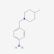 4-[(4-methylpiperidin-1-yl)methyl]aniline (CAS 262368-64-9) - chemical structure image