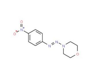 4-[(4-Nitrophenyl)azo]-morpholine (CAS 161265-61-8) - chemical structure image
