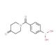 4-[(4-Oxopiperidin-1-yl)carbonyl]benzeneboronic acid (CAS 850568-23-9) - chemical structure image