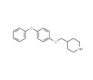 4-[(4-Phenoxyphenoxy)methyl]piperidine - chemical structure image