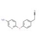 {4-[(5-aminopyridin-2-yl)oxy]phenyl}acetonitrile - chemical structure image