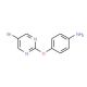 4-[(5-Bromo-2-pyrimidinyl)oxy]aniline (CAS 76660-37-2) - chemical structure image