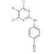 4-[(5-Bromo-4,6-dichloro-2-pyrimidinyl)amino]benzonitrile (CAS 269055-75-6) - chemical structure image