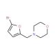 4-[(5-Bromofur-2-yl)methyl]morpholine (CAS 71897-83-1) - chemical structure image