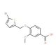 4-[(5-bromothien-2-yl)methoxy]-3-methoxybenzoic acid - chemical structure image