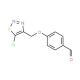4-[(5-Chloro-1,2,3-thiadiazol-4-yl)methoxy]-benzene carbaldehyde - chemical structure image