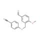 4-[(5-Formyl-2-methoxybenzyl)oxy]benzonitrile - chemical structure image