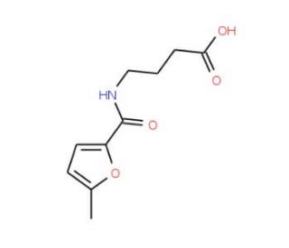 4-[(5-Methyl-furan-2-carbonyl)-amino]-butyric acid - chemical structure image
