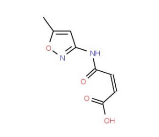 4-[(5-Methylisoxazol-3-yl)amino]-4-oxobut-2-enoic acid (CAS 306935-78-4) - chemical structure image