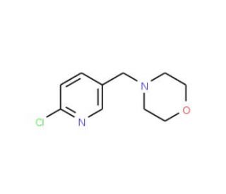 4-[(6-Chloropyridin-3-yl)methyl]morpholine (CAS 311774-34-2) - chemical structure image