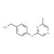 4-[(6-Methylpyrazin-2-yl)oxy]benzyl alcohol (CAS 906353-02-4) - chemical structure image