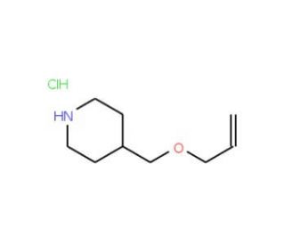 4-[(Allyloxy)methyl]piperidine hydrochloride - chemical structure image