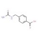 4-{[(aminocarbonyl)amino]methyl}benzoic acid - chemical structure image