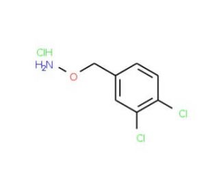 4-[(Aminooxy)methyl]-1,2-dichlorobenzenehydrochloride (CAS 15256-10-7) - chemical structure image