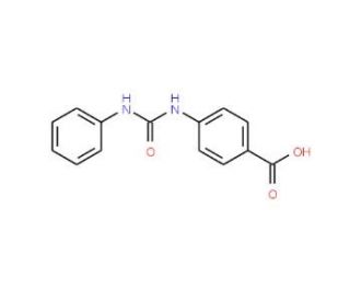 4-[(anilinocarbonyl)amino]benzoic acid (CAS 5467-09-4) - chemical structure image