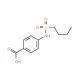 4-[(butylsulfonyl)amino]benzoic acid - chemical structure image